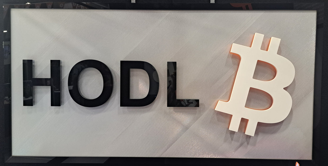 HODL LED Wall Art