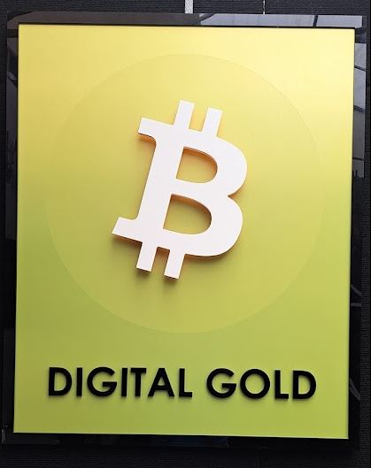 Bitcoin Digital Gold Wall art.