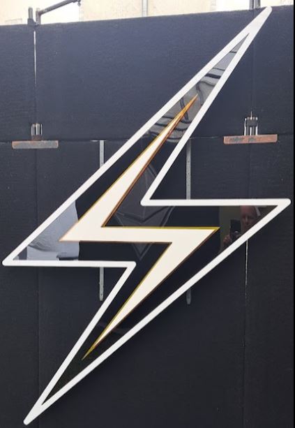 Lightning Network Logo with LED backlite.